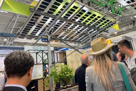 德国杜塞尔多夫太阳能展览会展会现场图片