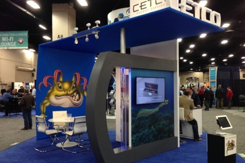 美国海底管道回接及海事展览会展会现场图片