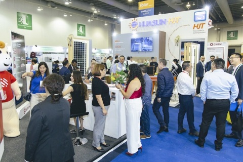 墨西哥太阳能光伏展览会展会现场图片