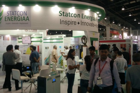 印度新德里可再生能源、风能、太阳能展览会展会现场图片