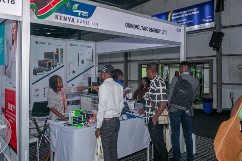 尼日利亚太阳能光伏及储能展展会现场图片