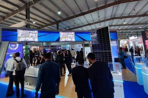 印度太阳能光伏展览会展会现场图片