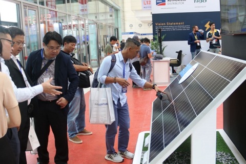 越南胡志明太阳能、储能展览会展会现场图片