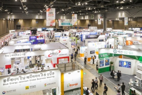 韩国太阳能光伏及新能源展览会展会现场图片