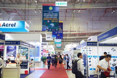 越南胡志明绿色能源展览会展会现场图片