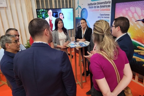 哥伦比亚太阳能光伏展览会展会现场图片