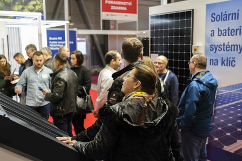 捷克布拉格太阳能光伏展展会现场图片