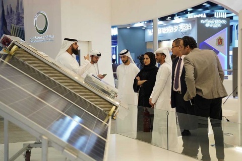 中东阿联酋迪拜太阳能展览会展会现场图片