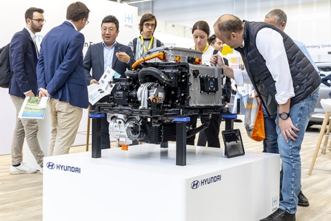 德国斯图加特氢和燃料电池展览会展会现场图片