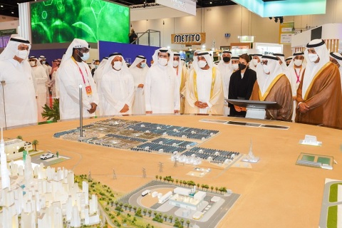 中东阿联酋迪拜太阳能展览会展会现场图片