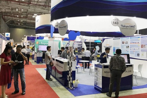 越南胡志明绿色能源展览会展会现场图片