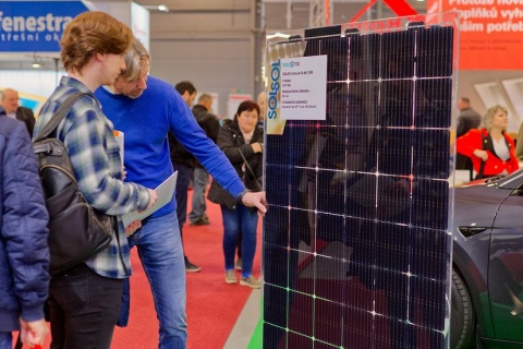 捷克布拉格太阳能光伏展展会现场图片
