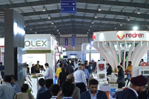 印度电池储能展览会展会现场图片