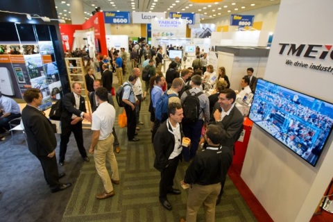 美国德克萨斯州电池储能展览会展会现场图片