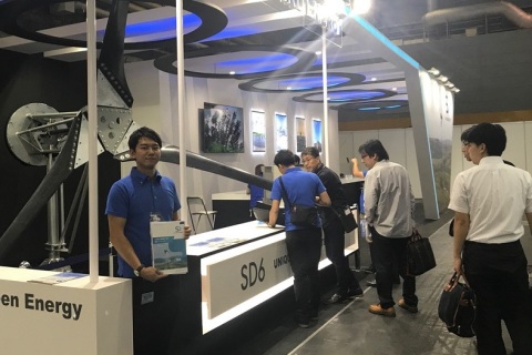 日本东京风能展览会展会现场图片