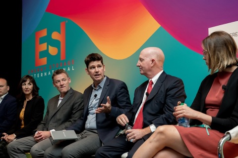 美国电池储能展展会现场图片