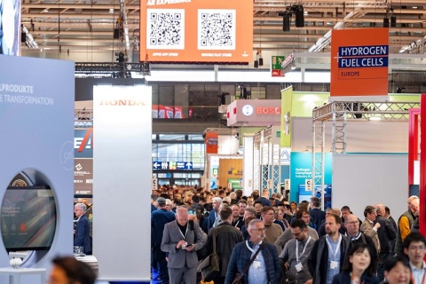 德国欧洲氢能及燃料电池展览会展会现场图片
