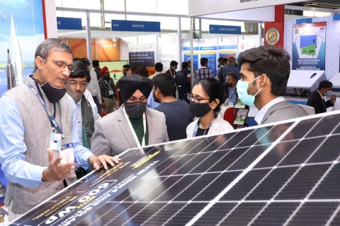 印度电池储能展览会展会现场图片