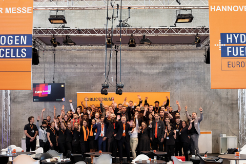 德国欧洲氢能及燃料电池展览会展会现场图片