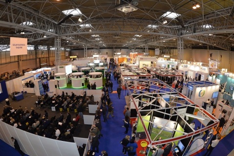 美国电池储能展展会现场图片