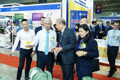 越南河内电池、储能展览会展会现场图片