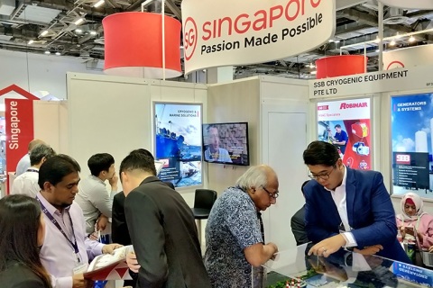 新加坡石油天然气展览会展会现场图片