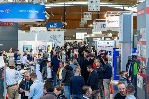 德国卡尔斯鲁厄涂料展览会展会现场图片