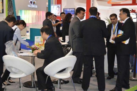 中东迪拜涂料展览会展会现场图片