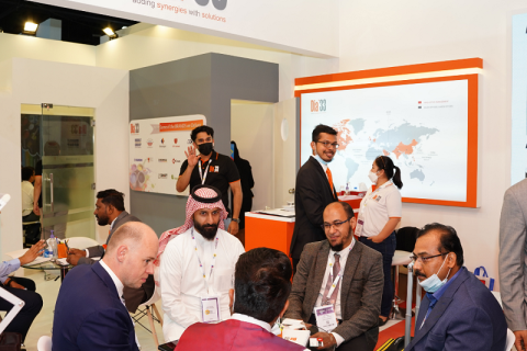 中东迪拜涂料展览会展会现场图片