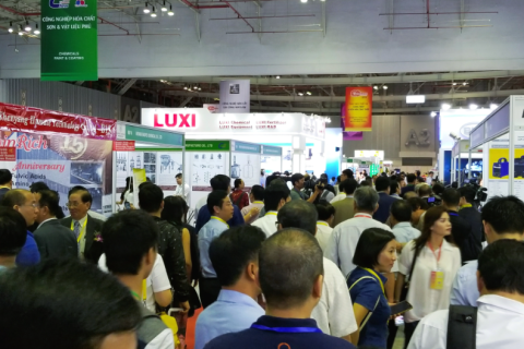 越南国际化工展展会现场图片