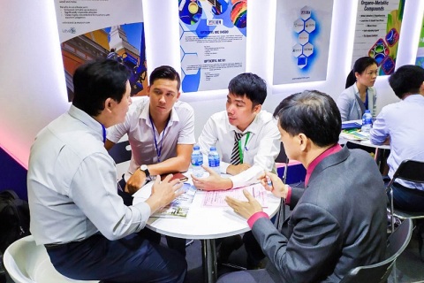 越南涂料及化工展览会展会现场图片