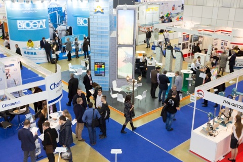 俄罗斯莫斯科涂料展览会展会现场图片