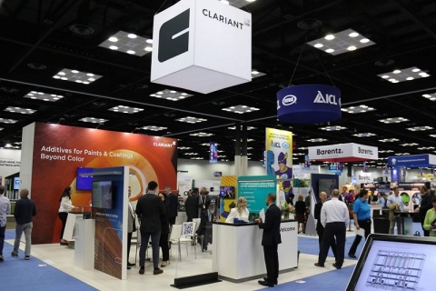 美国涂料展览会展会现场图片