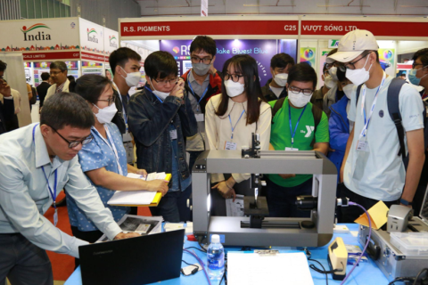 越南涂料及化工展览会展会现场图片