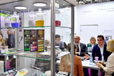 俄罗斯莫斯科涂料展览会展会现场图片