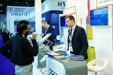 中东迪拜涂料展览会展会现场图片