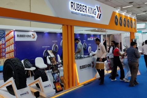 印度橡胶工业展览会展会现场图片