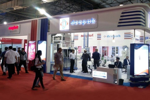 印度孟买塑料橡胶机械展览会展会现场图片