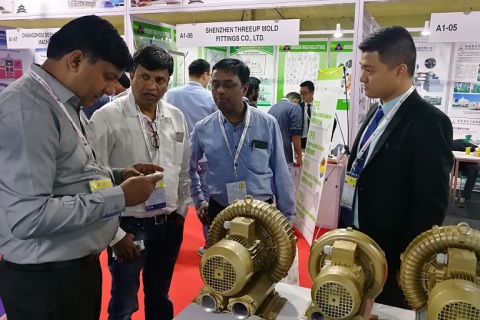 印度孟买塑料橡胶机械展览会展会现场图片