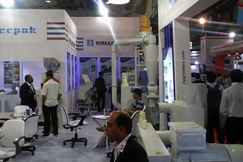 印度孟买塑料橡胶机械展览会展会现场图片