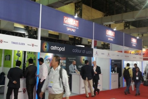 印度新德里橡塑展览会展会现场图片