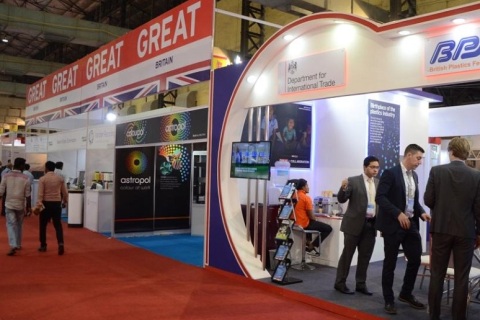 印度新德里橡塑展览会展会现场图片