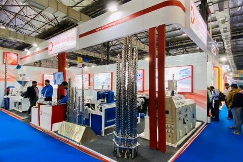 印度孟买塑料橡胶机械展览会展会现场图片