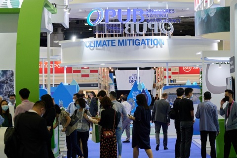新加坡环保及清洁设备展展会现场图片