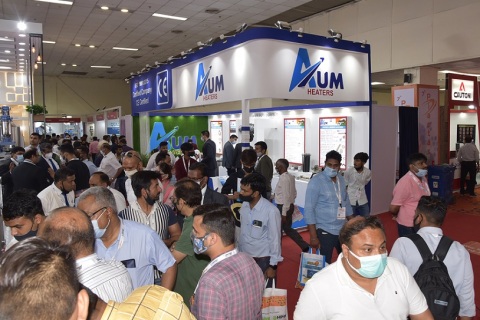 印度塑料橡胶展览会展会现场图片