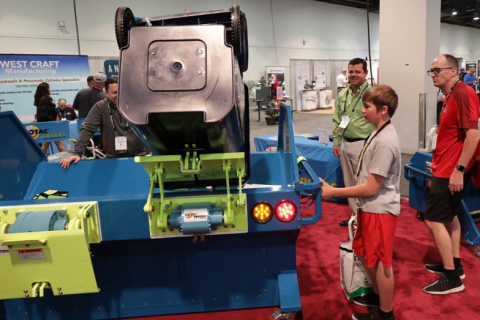 美国环保及废物处理展览会展会现场图片