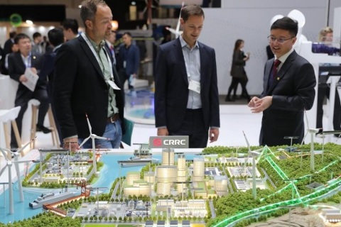 欧洲德国汉堡风能展览会展会现场图片