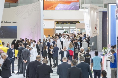 中东阿布扎比固废回收处理展览会展会现场图片