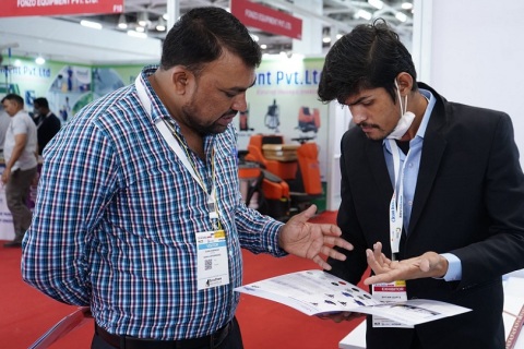 印度孟买废弃物处理及回收技术环保展览会展会现场图片