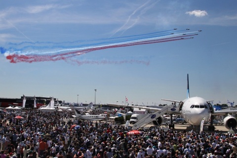 法国巴黎航空航天展览会展会现场图片